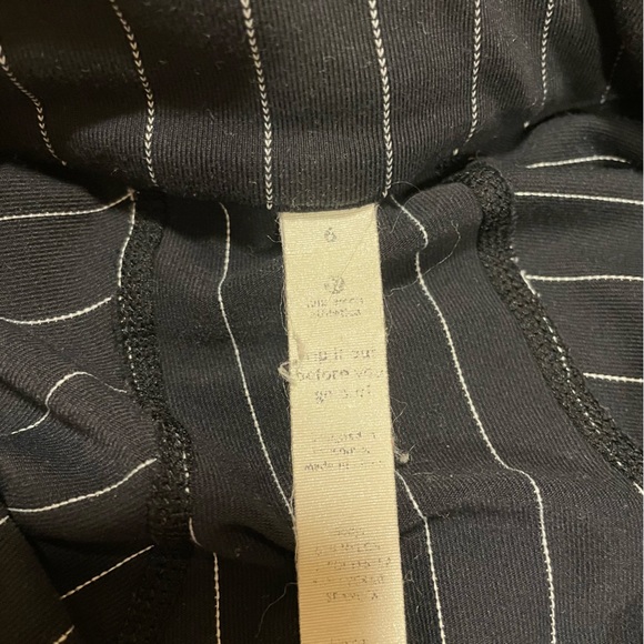 Lululemon Vintage Fitted Luon Zip-Up Jacket. Pinstriped - Picture 7 of 7
